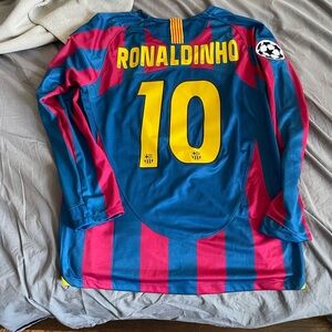 Nike FC Barcelona Ronaldinho Jersey